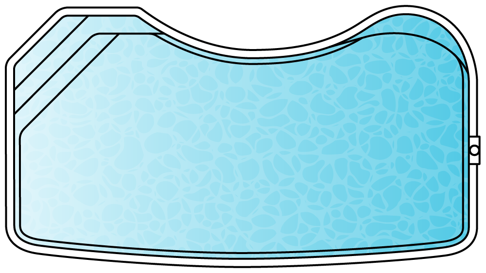 Belmont 8 pool shape diagram