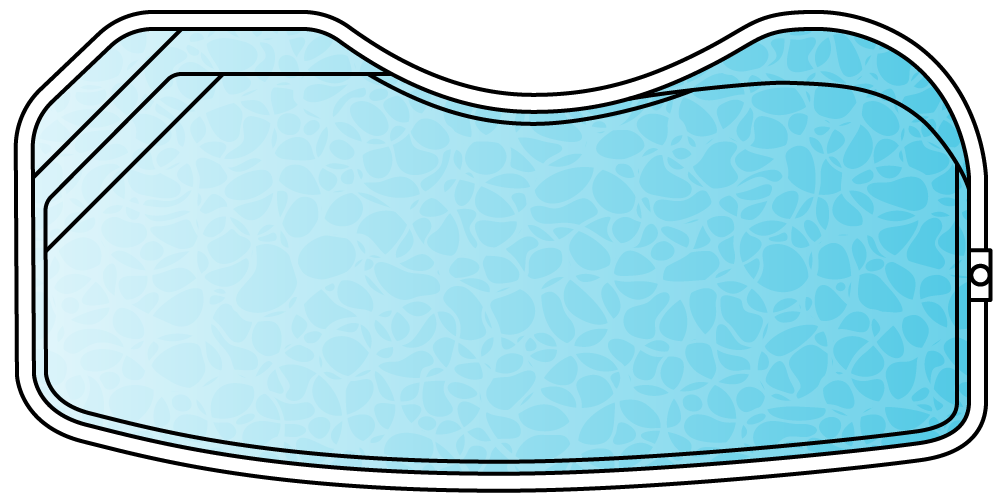 Belmont 9 pool shape diagram