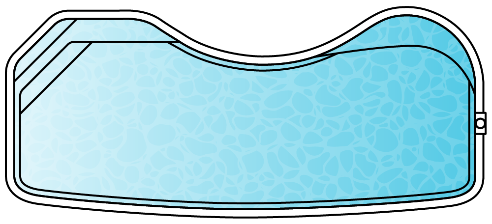 Belmont 10 pool shape diagram