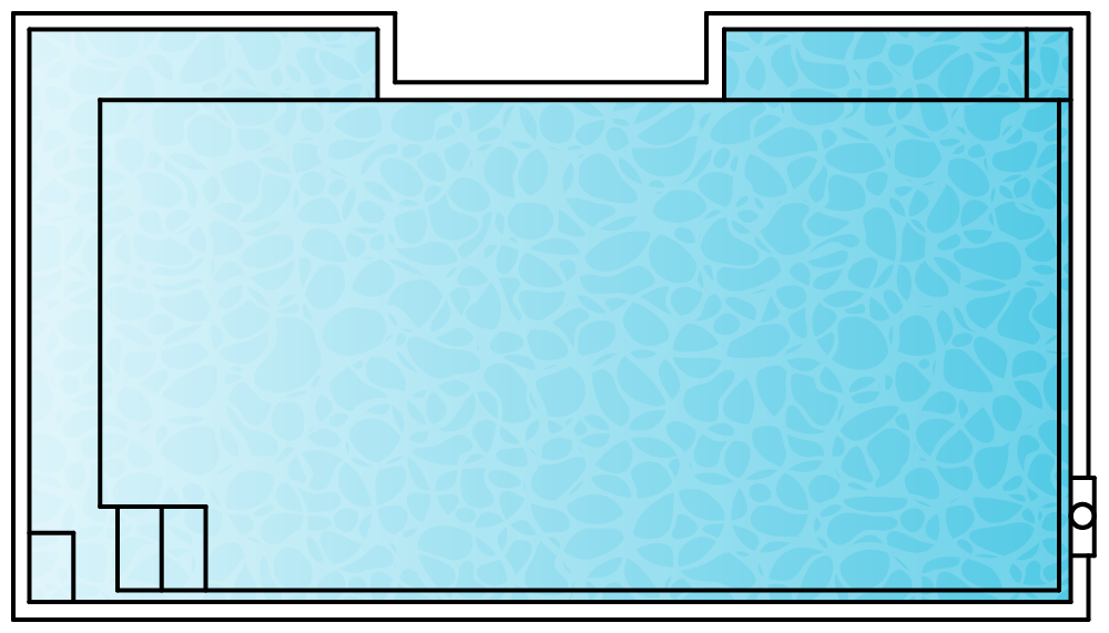 Resort 6 pool shape diagram